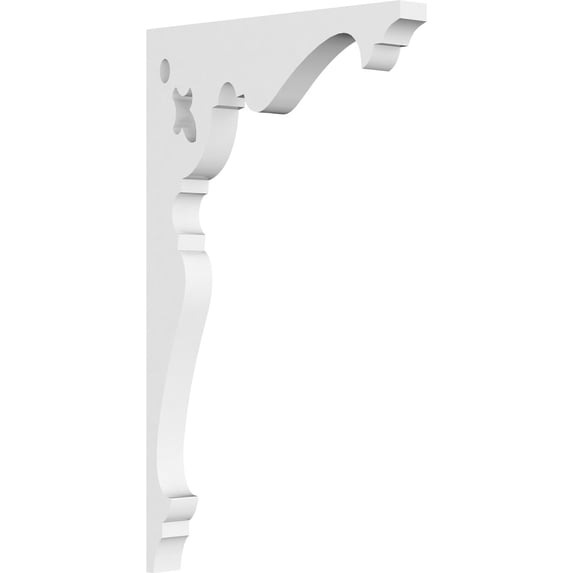 5/8"W X 5 1/2"D X 9"H Heath Architectural Grade PVC Bracket