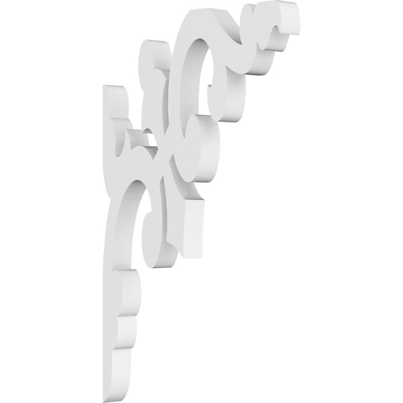 5/8"W X 5 1/2"D X 9"H Milton Architectural Grade PVC Bracket