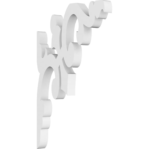 5/8"W X 5"D X 8"H Milton Architectural Grade PVC Bracket