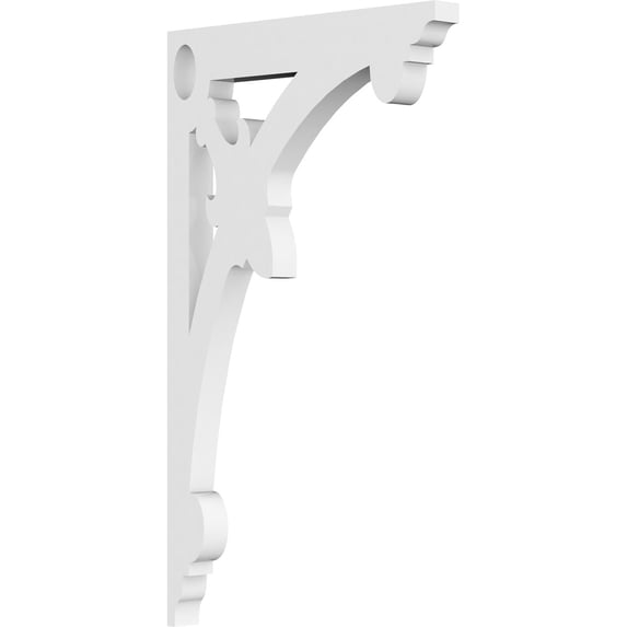 5/8"W X 6 1/2"D X 11"H Sellek Architectural Grade PVC Bracket