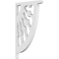 thumbnail image 1 of 5/8"W X 6"D X 10"H Classic Wagon Wheel Architectural Grade PVC Bracket, 1 of 11