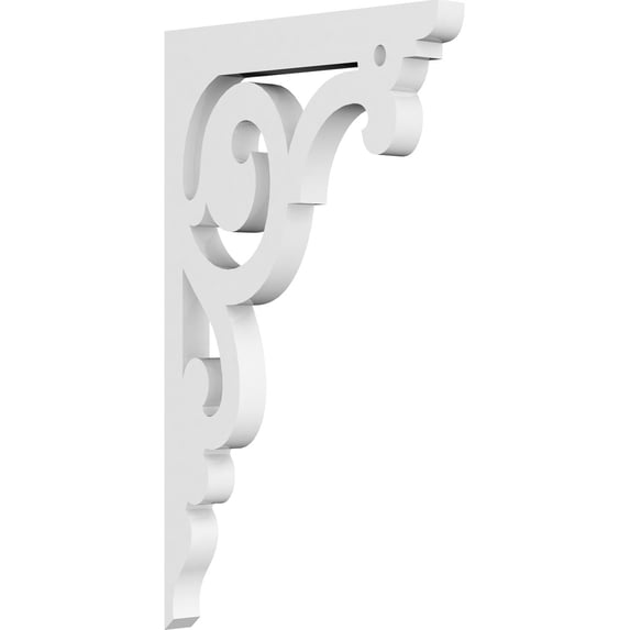5/8"W X 6"D X 10"H Hurley Architectural Grade PVC Bracket