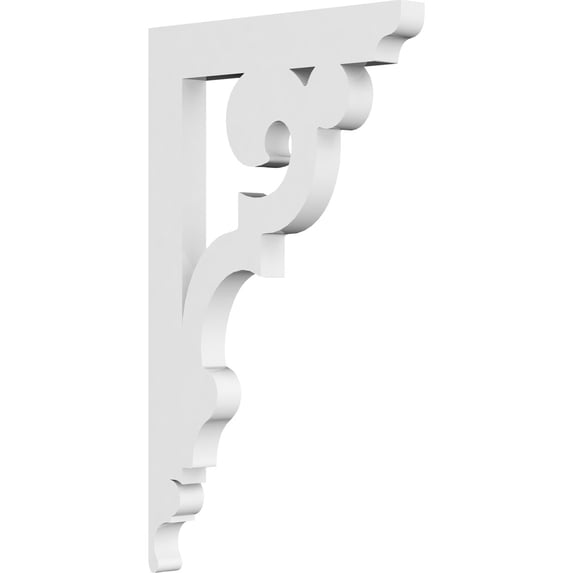 5/8"W X 6"D X 10"H Preston Architectural Grade PVC Bracket