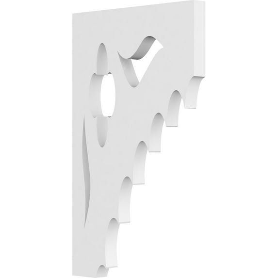 5/8"W X 6"D X 10"H Wellington Architectural Grade PVC Bracket