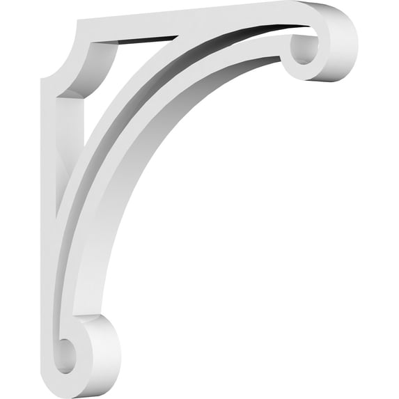 5/8"W X 6"D X 6"H Arch Architectural Grade PVC Bracket