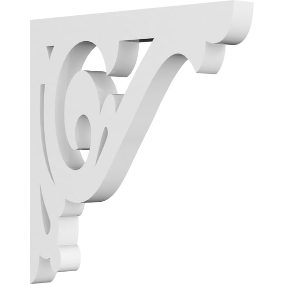 5/8"W X 6"D X 6"H Bordeaux Architectural Grade PVC Bracket