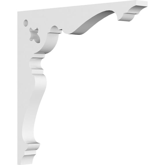 5/8"W X 6"D X 6"H Heath Architectural Grade PVC Bracket