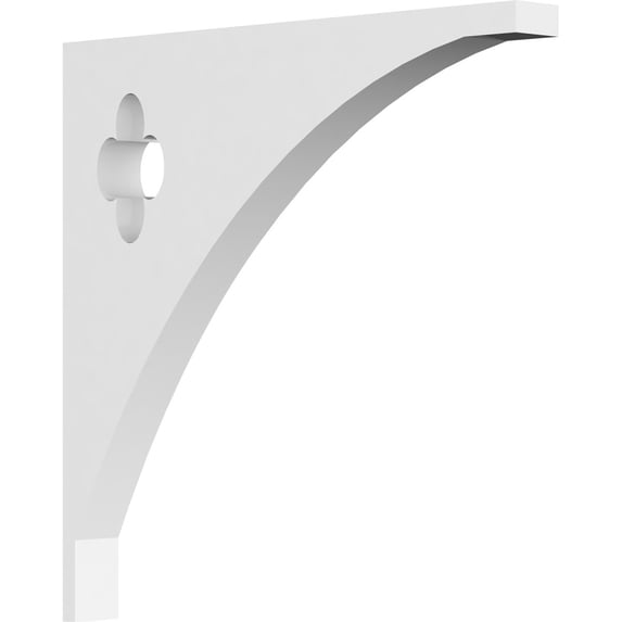 5/8"W X 6"D X 6"H Turner Architectural Grade PVC Bracket