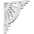 thumbnail image 1 of 5/8"W X 6"D X 6"H Wagon Wheel Architectural Grade PVC Bracket, 1 of 11