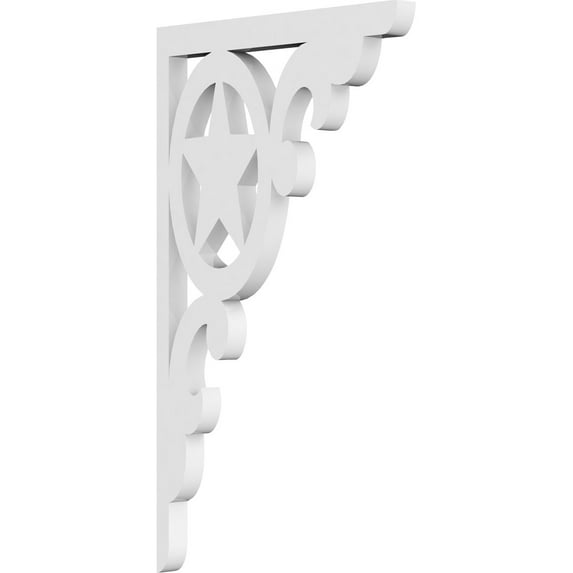 5/8"W X 7 1/2"D X 13"H Austin Architectural Grade PVC Bracket