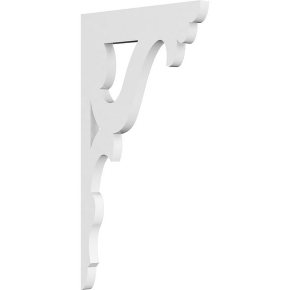 5/8"W X 8"D X 14"H Cornelia Architectural Grade PVC Bracket
