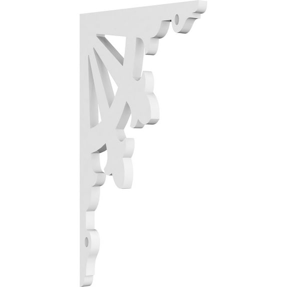 5/8"W X 8"D X 14"H Riley Architectural Grade PVC Bracket