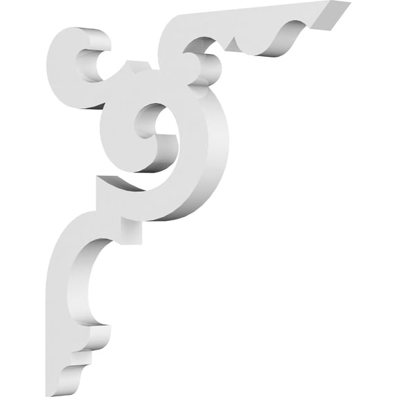 5/8"W X 8"D X 8"H Benson Architectural Grade PVC Bracket