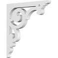 thumbnail image 1 of 5/8"W X 8"D X 8"H Hurley Architectural Grade PVC Bracket, 1 of 11