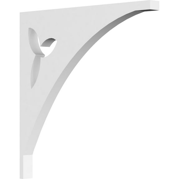 5/8"W X 8"D X 8"H Naple Architectural Grade PVC Bracket