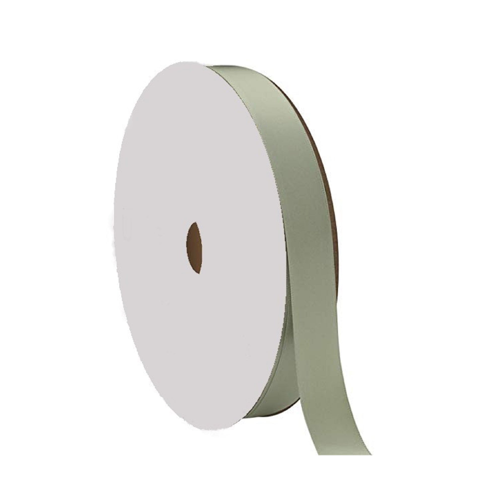 5/8" Wide Old Willow Double Faced Satin Ribbon - 100 Yard Spool (Not Wired)