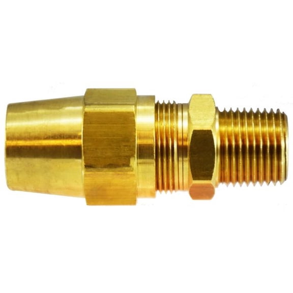 5/8 X 1/2 Copper-Ab X MIP Adapt, D.O.T. Air Brake Copper Tubing, Brass Fittings