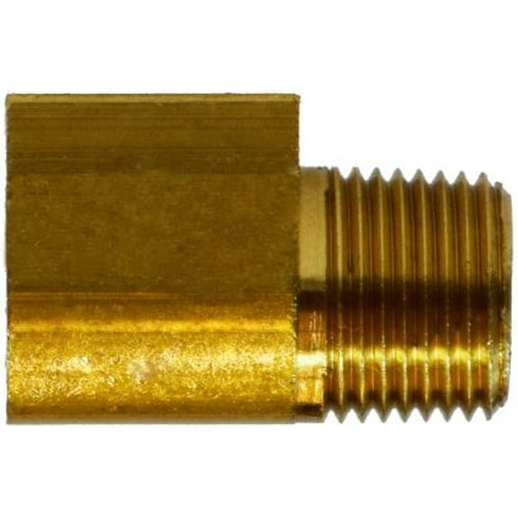 5/8 X 1/2 Female Inverted Flare X MIP Elbow, Inverted Flare, Brass Fittings