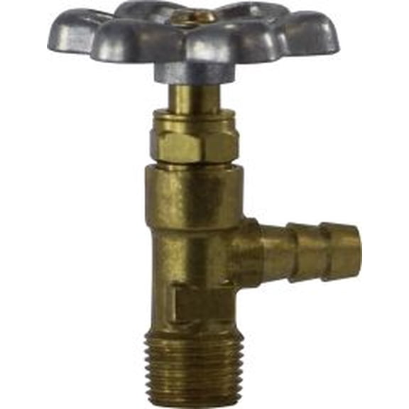 5/8 X 3/8 Hose X MIP Truck Valve, Truck Drum Solid Bottom Valves, Brass Fittings