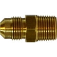 thumbnail image 1 of 5/8 X 3/8 Lp M Flare X MIP Adapter, SAE 45 Deg Flare, Brass Fittings, 1 of 1