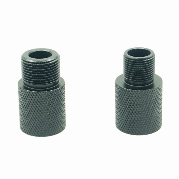 5/8"X24 to 1/2"X20 UNF Female/Male 2pcs Threaded Adapter, Aluminum 5-8X24 1-2X20 Threaded Adapter