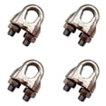 thumbnail image 1 of 5/8" Zinc Plated Malleable Wire Rope Clip - 4 Pack, 1 of 1
