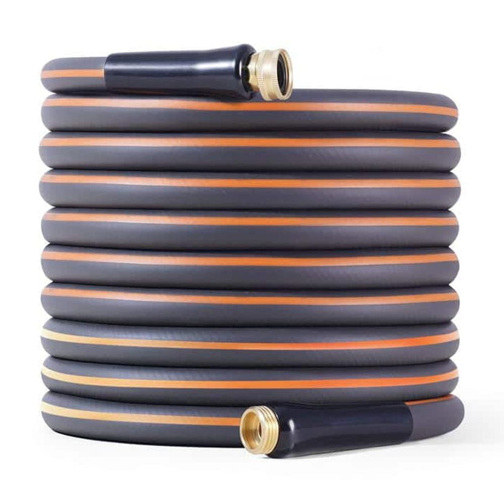 5/8 in. Dia x 125 ft. Garden Hose with 3/4 in. NH Solid Brass Fittings, LeakProof Construction