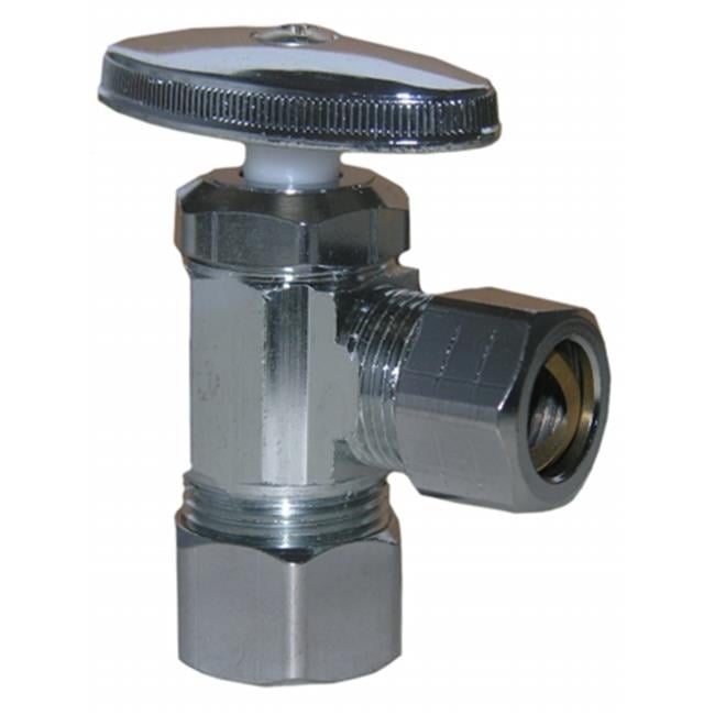 Retangle Stop 5-8 in. X .50 in. Compression Angle Stop - Walmart.com