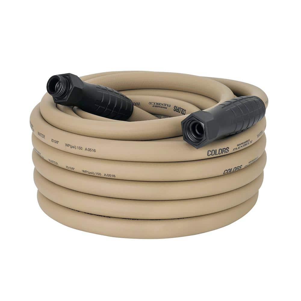 5/8 in. x 50 ft. 3/411.5 GHT Fittings Colors Garden Hose with