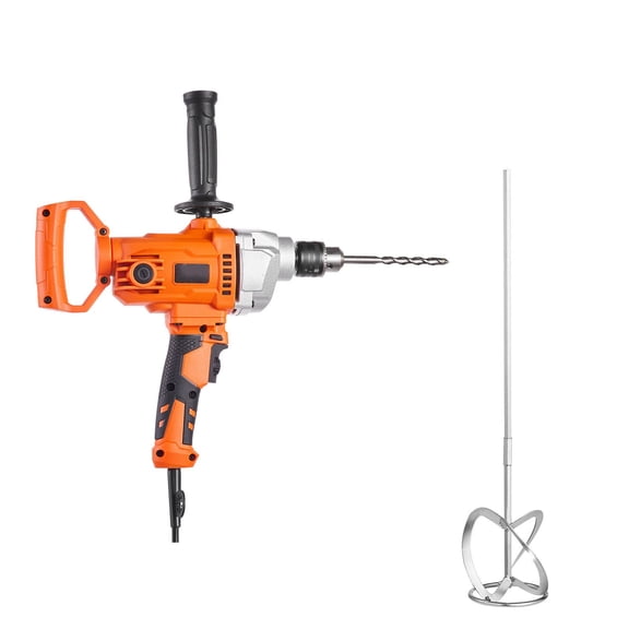 5/8 inch Electric Drill Mixer 0-850 RPM Handheld Mixing Machine for Cement Paint and Fodder Blending