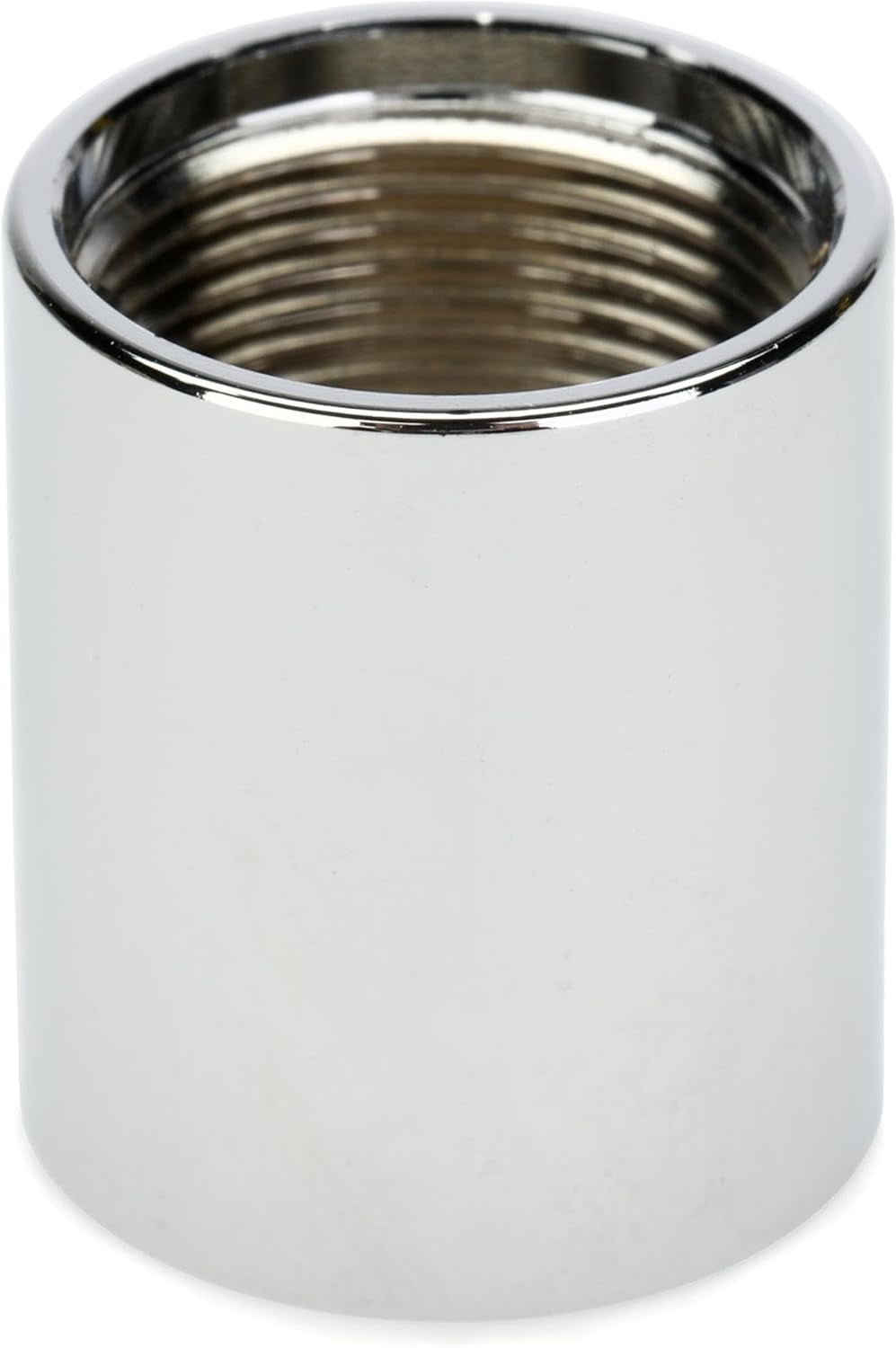 5/8 inch Female Threaded Coupling Adapter Chrome (2pack) Bundle