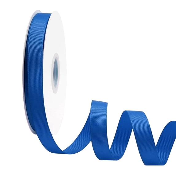 GTYBOVA 5/8 inch Royal blue Grosgrain Ribbon 50 Yards for Gift Wrapping Weddings DIY Floral Decor Sewing & More