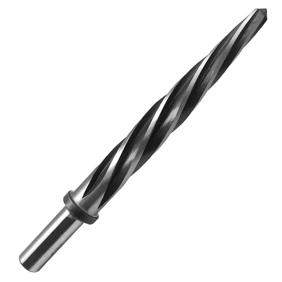 5/8 inch Spiral Flute Bridge Reamer M2 HSS 1/2 Shank Construction Tool with Safety Stop Collar