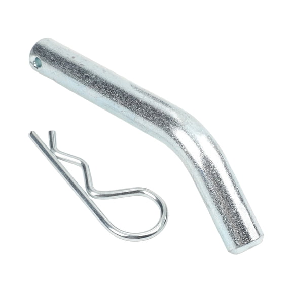 5/8 inch Steel Hitch Pin for 2 Inch Trailer Receiver with Clip for Reliable Connection to Ball Mounts and Inserts