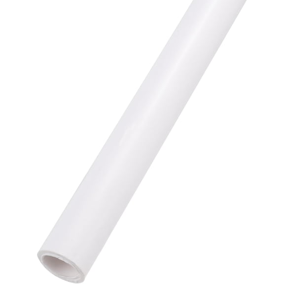 5/8" x 0.8" PVC Pipe 14" Plastic Rigid Tubing Round High Impact Drain Pipe, [for Greenhouse Garden Home HVAC Plumbing] - 16x20mm / White