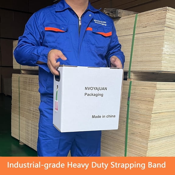 5/8" x.034 x1000ft Polyester (PET) Strapping Roll - Green 1450lbs Break Strength