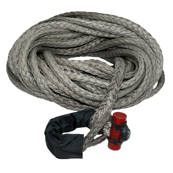 5/8" x 100' LockJaw Synthetic Winch Line w/ Integrated Shackle 16,933 lbs WLL