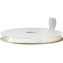 5/8" x 100 Yard White Single Faced Inch Satin Ribbon Art Sewing Party Favor Gift Christmas Birthday Ribbon