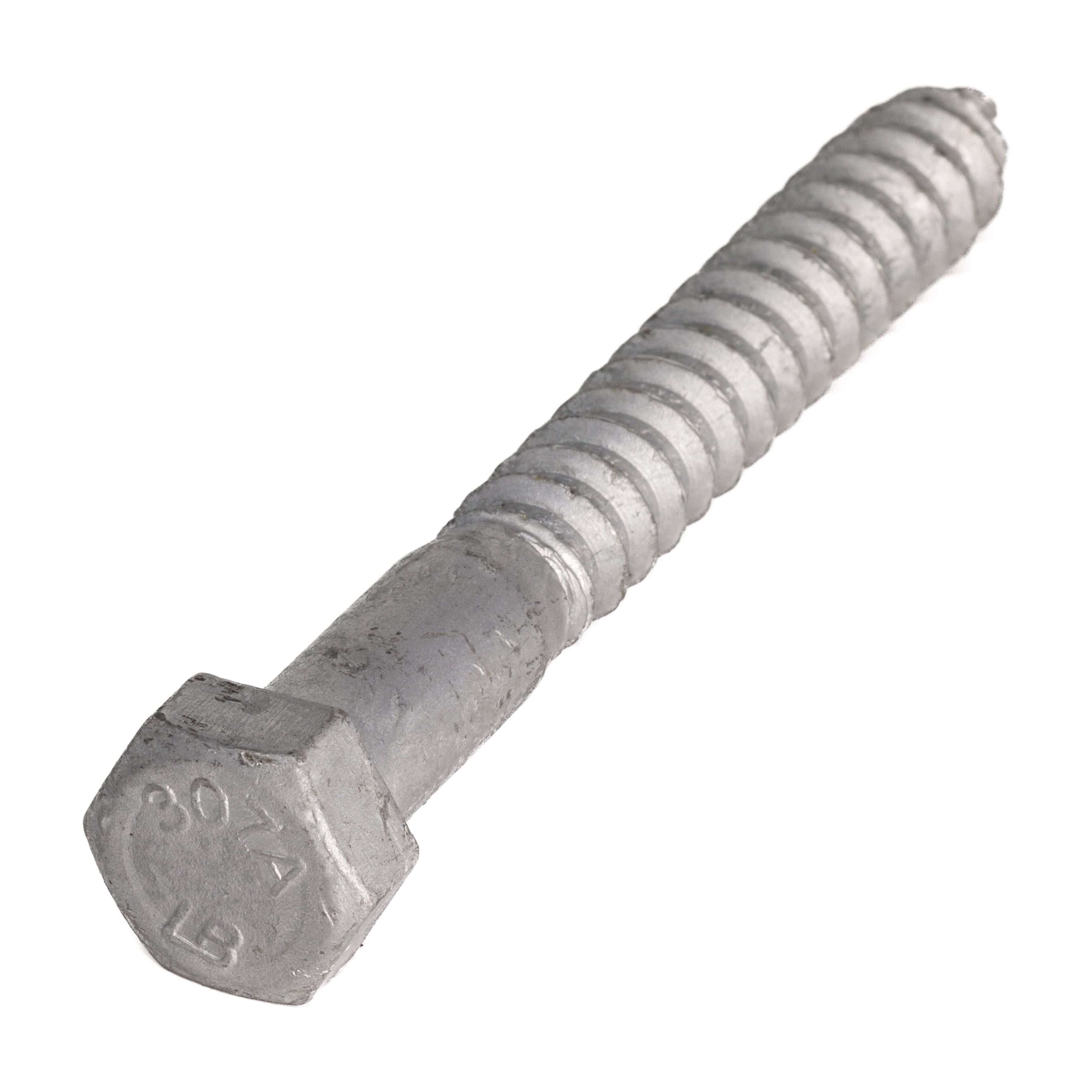 5/8" x 18" Hot Dipped Galvanized Lag Screws, Grade A, Quantity 10- by Fastener Depot, LLC