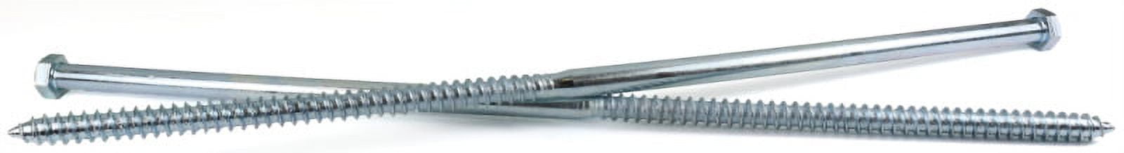 5/8" x 24" Lag Screws / Steel / Zinc - 15 Piece Carton