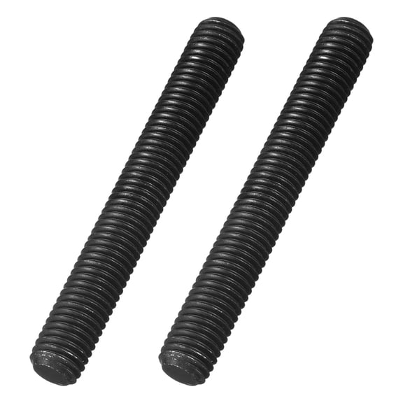 5/8" x 4.67" Fully All Threaded Rod, 2Pack B7 Alloy Steel Long Threaded Screw Right Hand Threads Fully Studding Rod Bar
