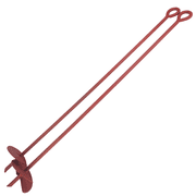 5/8" x 48" With 6" Helical Anchor Painted -Set of 2