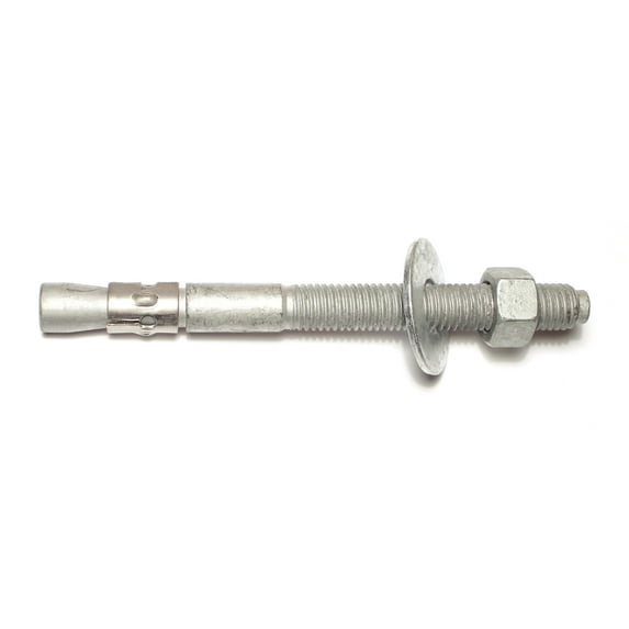 5/8" x 7" Galvanized Concrete Wedge Stud Anchor Bolts WAS-291 (10 pcs.)