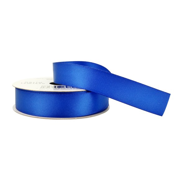 5/8" x 7yd Royal Satin Ribbon by Celebrate It â€“ Smooth Polyester Finish - Non-Wired with Woven Edge - 12 Pack