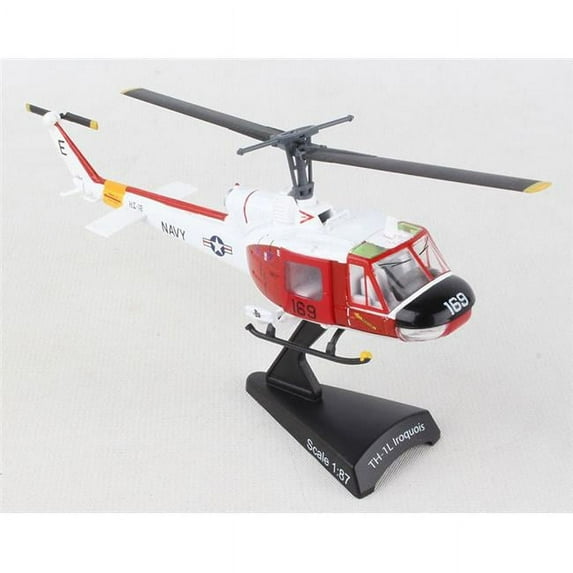 5.87 in. H-1L US Navy Helicopter, Red
