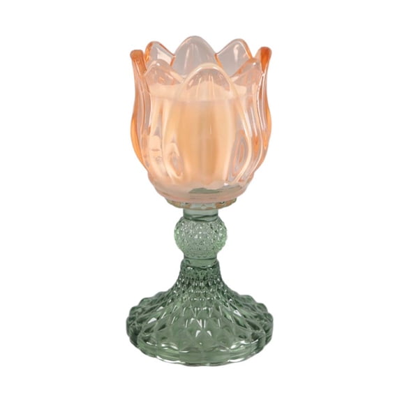 5.88" Wine Glass Candle Peony Cloud 2.9 oz