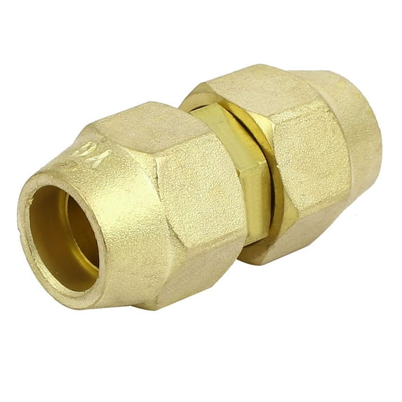 5/8BSP Double Brass Flare Nut Air Conditioner Part Fitting for 5/8" Dia Pipe