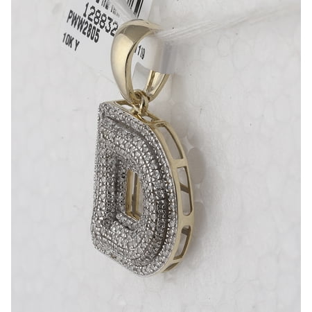 5/8CT-DIA INITIAL "D" PENDANT