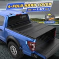 thumbnail image 1 of 5.8FT 4-Fold Hard Tonneau Cover For 14-18 Chevy Silverado GMC Sierra Short Bed, 1 of 6