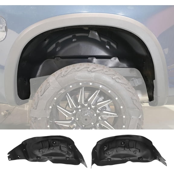5.8FT Rear Wheel Well Guard Compatible with 2019-2026 Chevy Silverado 1500 Rear Wheel Well Liners Tire Inner Fenders Replacement for 2019-2026 Chevy Silverado Accessories
